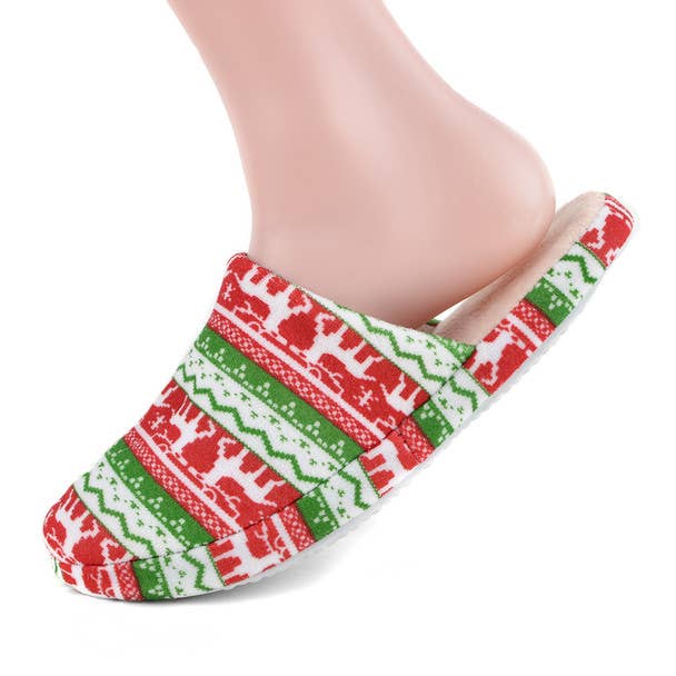 Clearance Men's Christmas Slippers