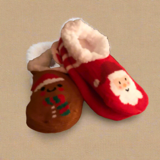 Ginger Bread/ Snowman Booties