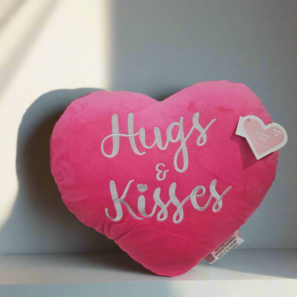 Plushy Heart Message Pillow