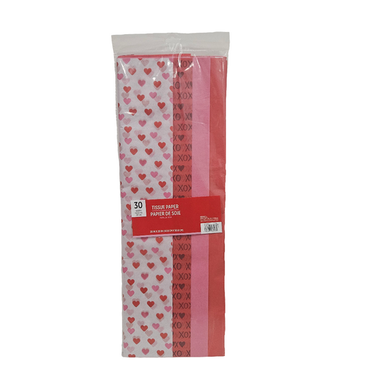 Valentines designed Tissue gift wrap