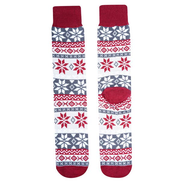 Men's Snowflake Novelty Socks